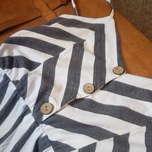 Womens Grey and White Suit